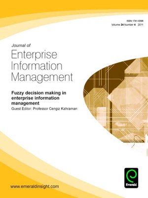 cover image of Journal of Enterprise Information Management, Volume 24, Issue 4